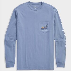 BNWT Vineyard Vines Men's Chilly Peppers Long-Sleeve Pocket Tee